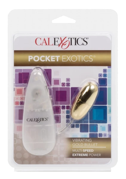 Pocket Exotics Vibrating Gold Bullet