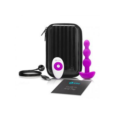 B vibe Triplet Anal Beads Fuchsia