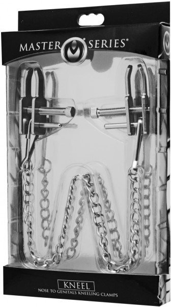Kneel Genitals Clamps