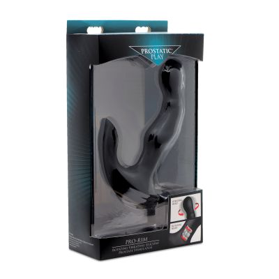 Pro Rim Rotating Vibrating Silicone Prostate Stimulator Rotating Beads