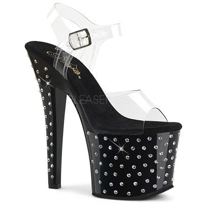 7 inches Heel 3 1 4 inches PF Ankle Strap Sandal