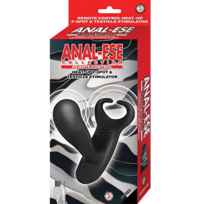 Anal ese Collection Remote Control Heat Up P Spot Ball Stimulator Black