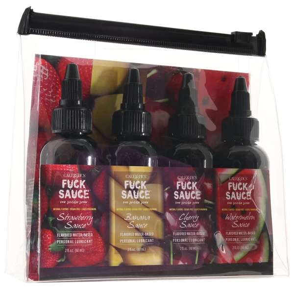 F**k Sauce Saucy & Sexy Flavored Lube 4-pack