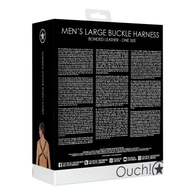 Shots Ouch Men s Large Buckle Harness