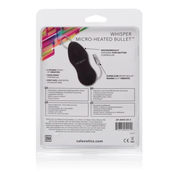 Whisper Micro-heated Bullet - Black
