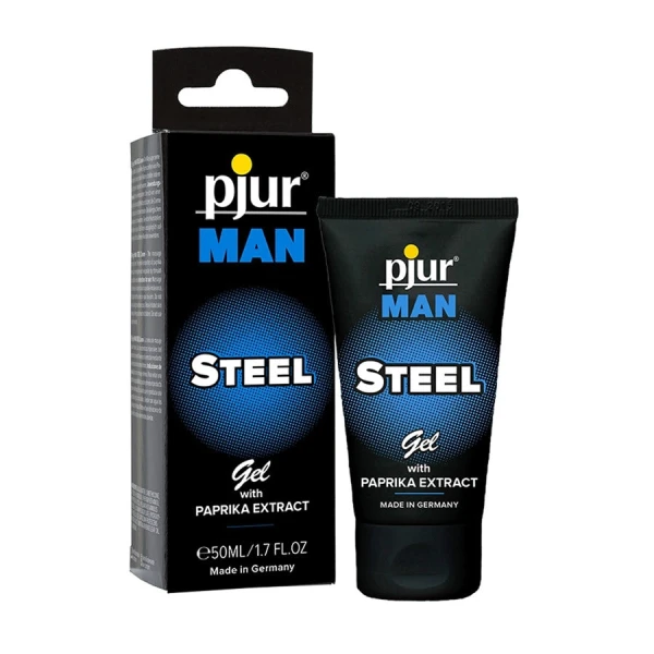 Pjur Man Steel Gel With Paprika Extract Lubricant 50ml