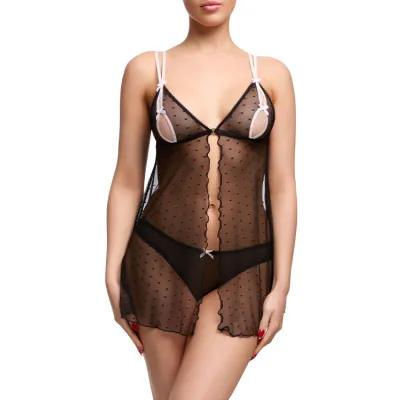 Dita Von Teese Von Follies Coquine Open Front Babydoll