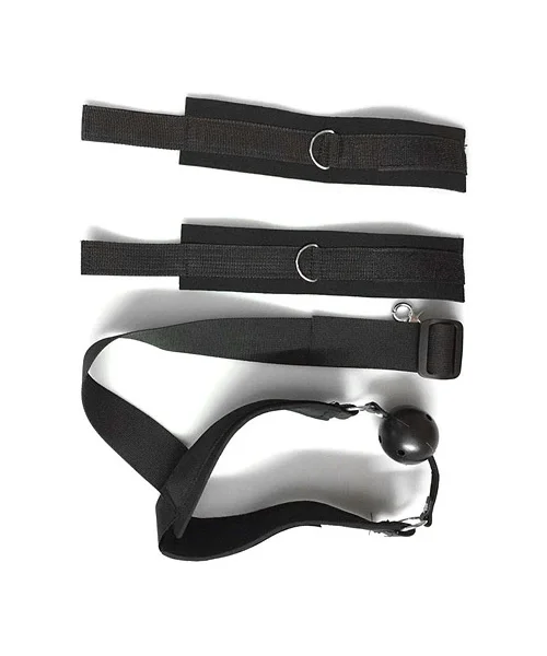 Mouth to wrist restraints