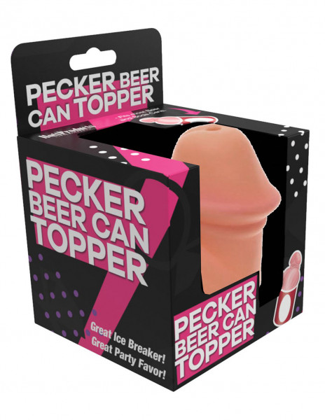 Pecker Beer Can Topper