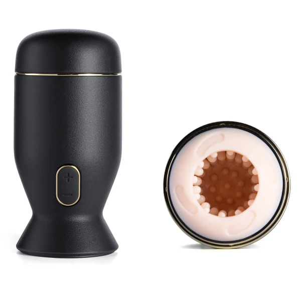 Priti Automatic Rotating Penis Stimulator - Black