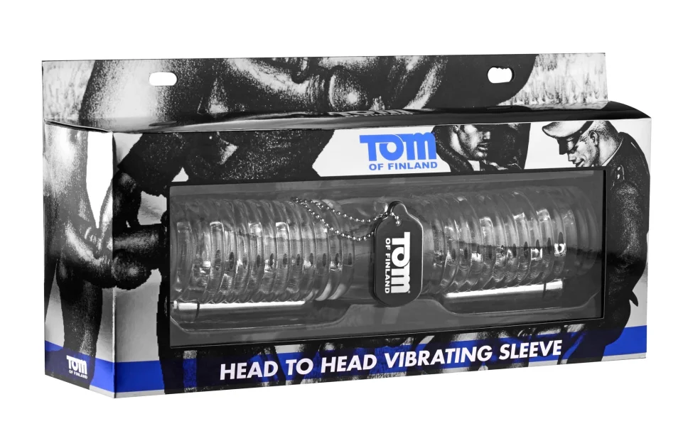 Tom Of Finland Head To Head Vibrating Sleeve