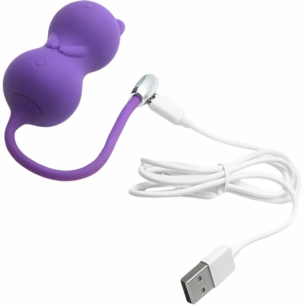 Paula Kitty Cat Silicone Kegel Ball Vibrator With Remote Control By Kiss Toy