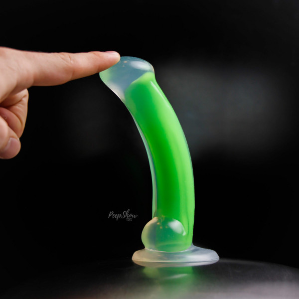 Blush Neo Elite GLOW in the Dark Omnia Dual Density Dildo