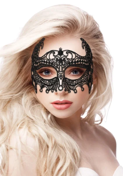 Empress Black Lace Mask