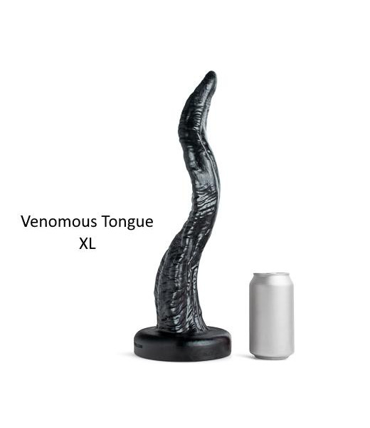 Mr. Hankey's Toys Venomous Tongue Dildo, Super Soft Silicone