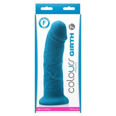 NS Novelties Colours Girth 7 Blue Dildo