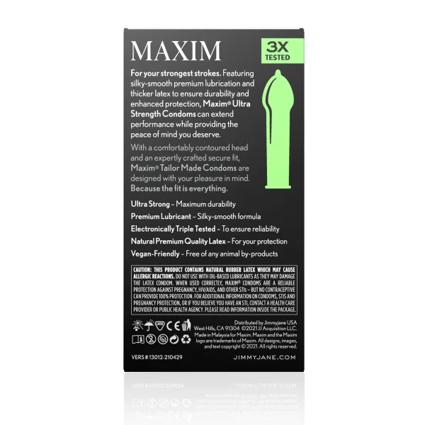 MAXIM Ultra Strength Condoms - 12PK