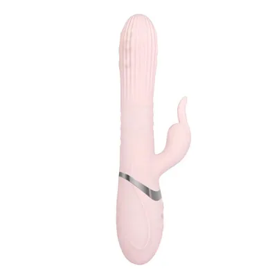 Adam Eve Eve s Thrusting Rabbit with Orgasmic Beads Vibrator