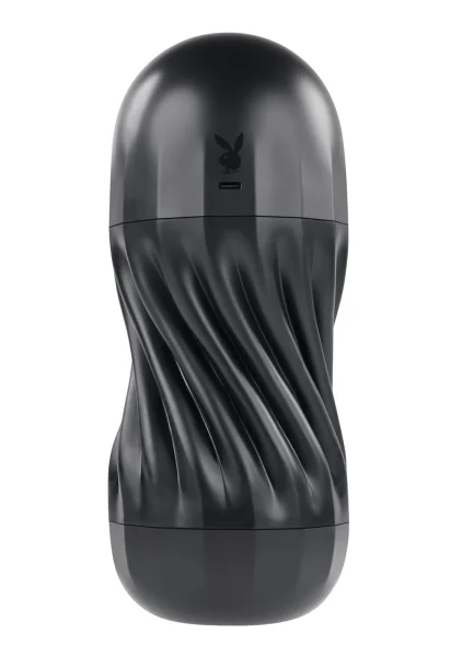 Playboy Pleasure Solo Stroker Rechargeable Textured Vibrating Penis Stroker