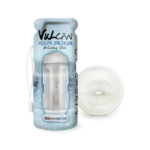 CyberSkin Vulcan Mouth Stroker w/Cooling Glide Frost
