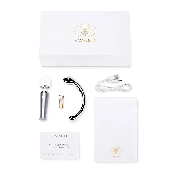 Le Wand Mini Pleasures 4pc Collection - Mini Wand and Mini Hoop