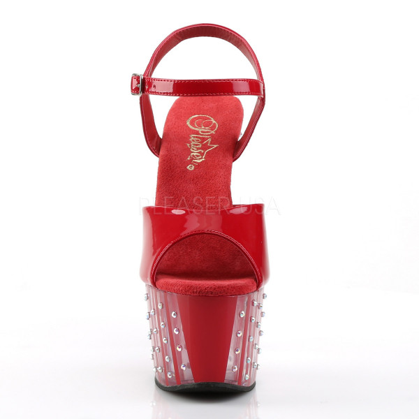 7 inches Heel, 2 3/4 inches RS Lined PF Ankle Strap Sandal — image 10 of 24
