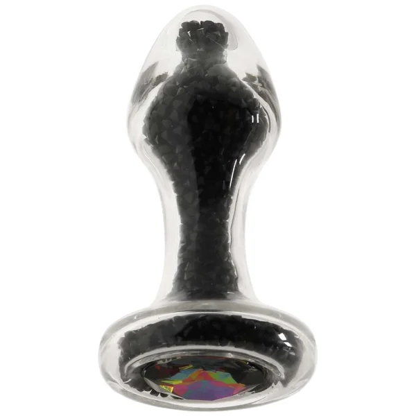 Stardust Glam Black Crystal Butt Plug