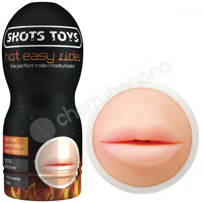 Shots Toys Hot Easy Rider Mouth Masturbator