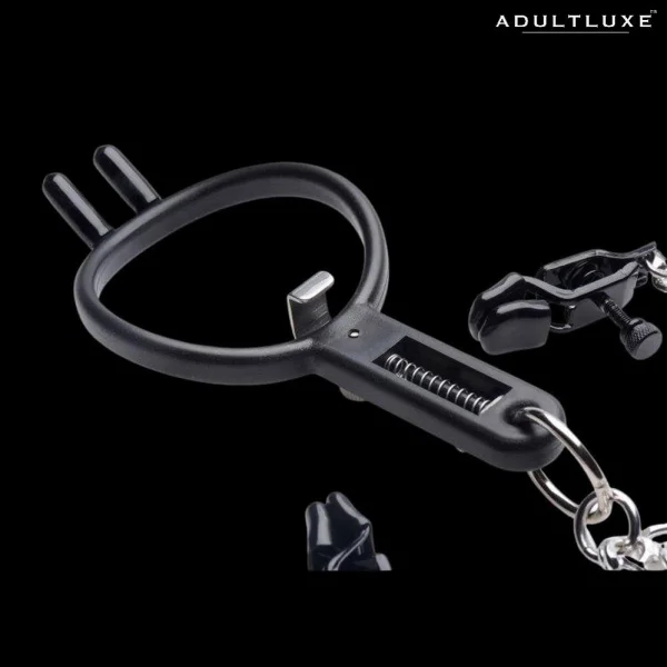 Degraded Mouth Spreader with Nipple Clamps