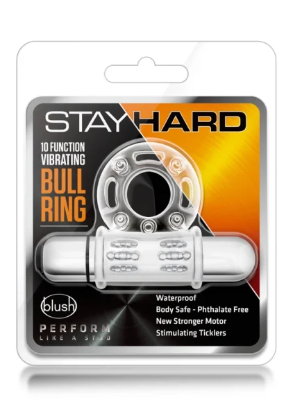 Stay Hard - 10 Function Vibrating Bull Ring
