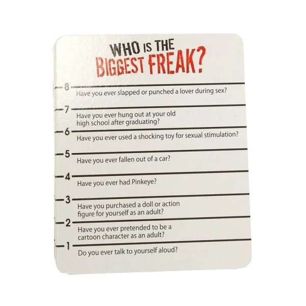 Who's The Biggest Freak Game