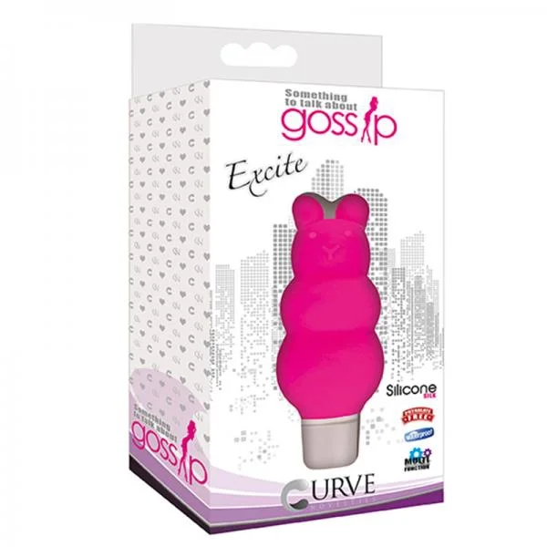 Gossip Excite Tapered Bubbles Magenta Pink Vibrator