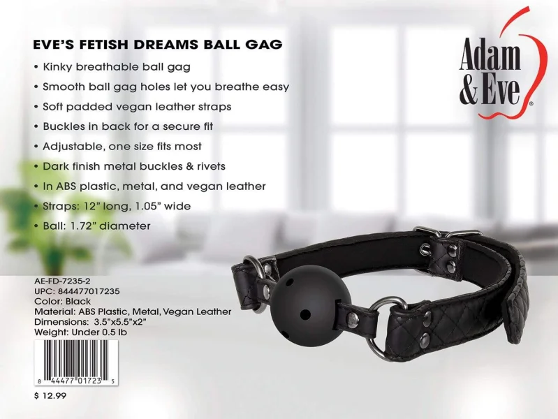 Eve's Fetish Dreams Ball Gag