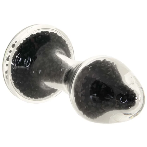 Stardust Glam Black Crystal Butt Plug