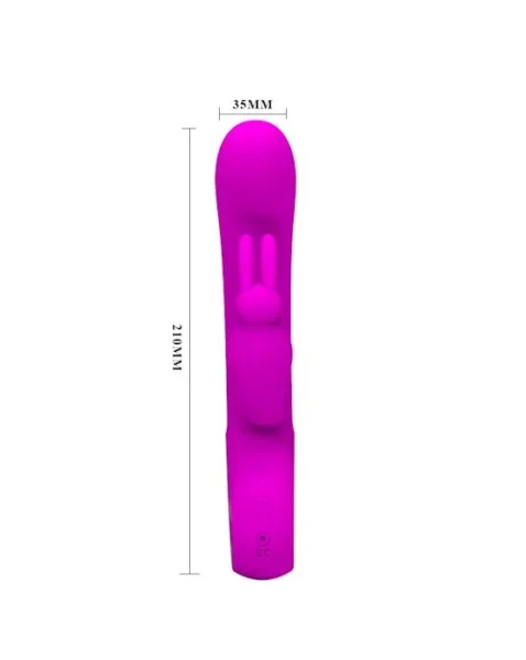 Webb Rabbit Massager - Purple - 8.2 Inch