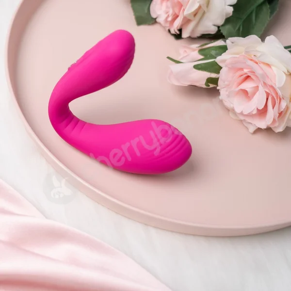 Lovense Dolce Remote Control Dual-ended Vibrator - Hot Pink - 2.9 Inch