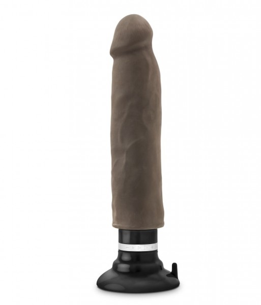 Blush Novelties Au Naturel Sensa Feel Magnum Vibrating Dong 11" - Chocolate