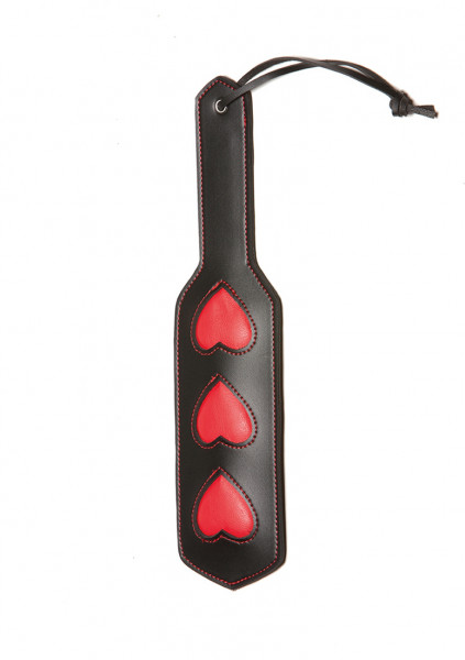 X-Play heart impression paddle - Red - BDSM Paddle