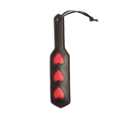 X Play heart impression paddle Red BDSM Paddle