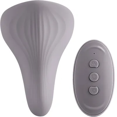 Desire Mantra Rechargeable Silicone Panty Vibrator With Remote Gray