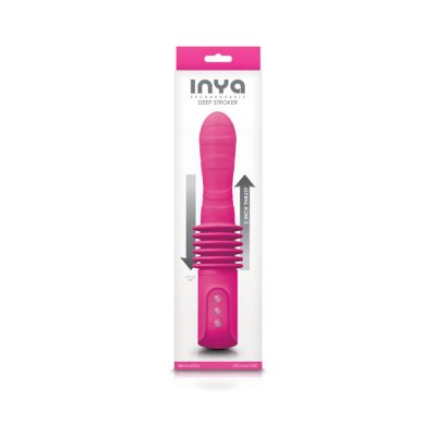 Inya Deep Stroker Pink Thrusting Vibrator