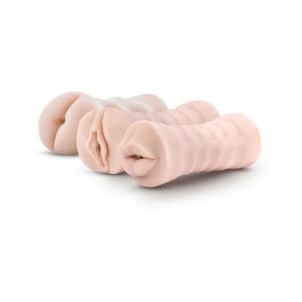 M For Men 3pk Self Lube Vibrating Stroker Kit — image 10 of 13