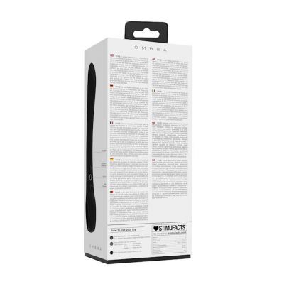 Ombra Bendable Vibrator Black 8 Inch