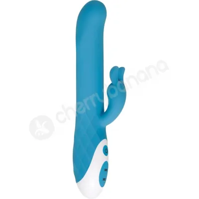 Evolved Big Soft Bunny Blue 8 75 Soft Squishy Super Soft Silicone Rabbit Vibrator