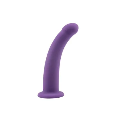Bend Over Suction Cup Dildo 7 Inch Purple 7 Inch
