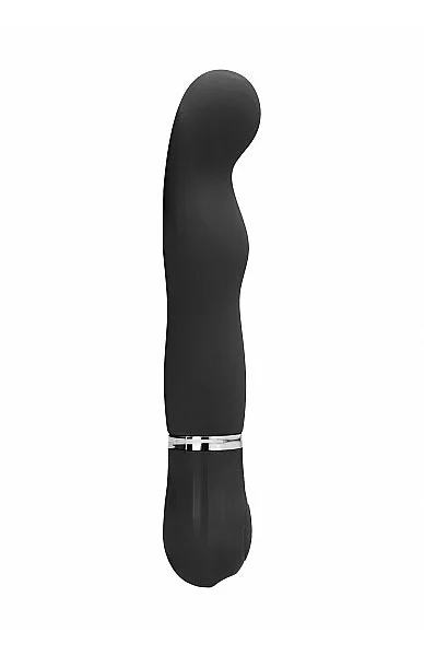 GENNY vibrating stimulator - silicone - Black