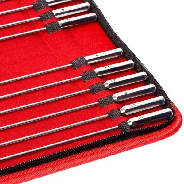 Torment Stainless Steel Set of 13 Rosebud Urethral Sounds — image 4 of 7