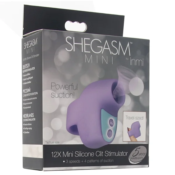 Shegasm Mini Silicone Clitoral Suction Vibe