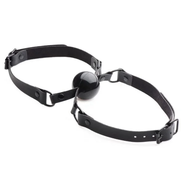 Doppleganger Silicone Double Mouth Gag Black
