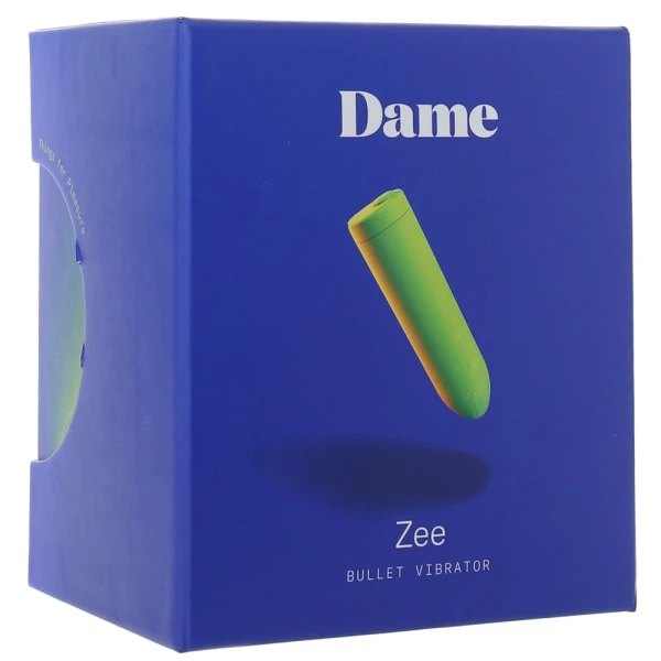 ZEE Rechargeable Bullet Vibrator by Dame - Citrus